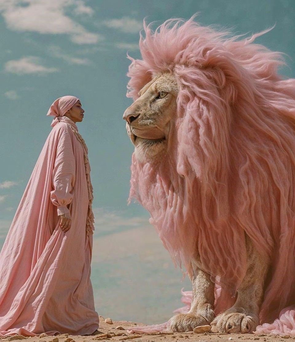 Pink Lion